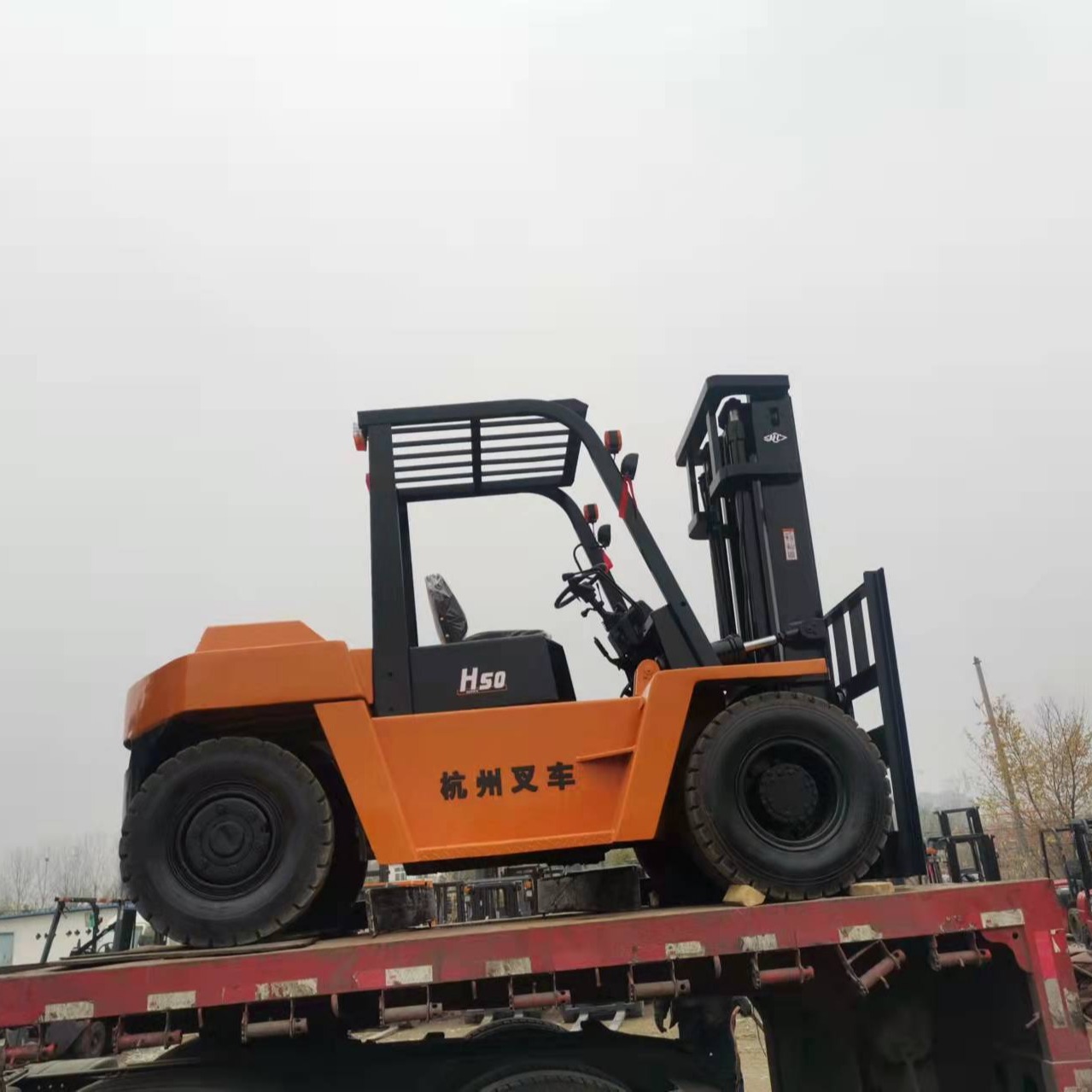 杭州二手叉车出售 二手5 6 7吨叉车价格  徐州二手叉车购买 朝柴6102发动机