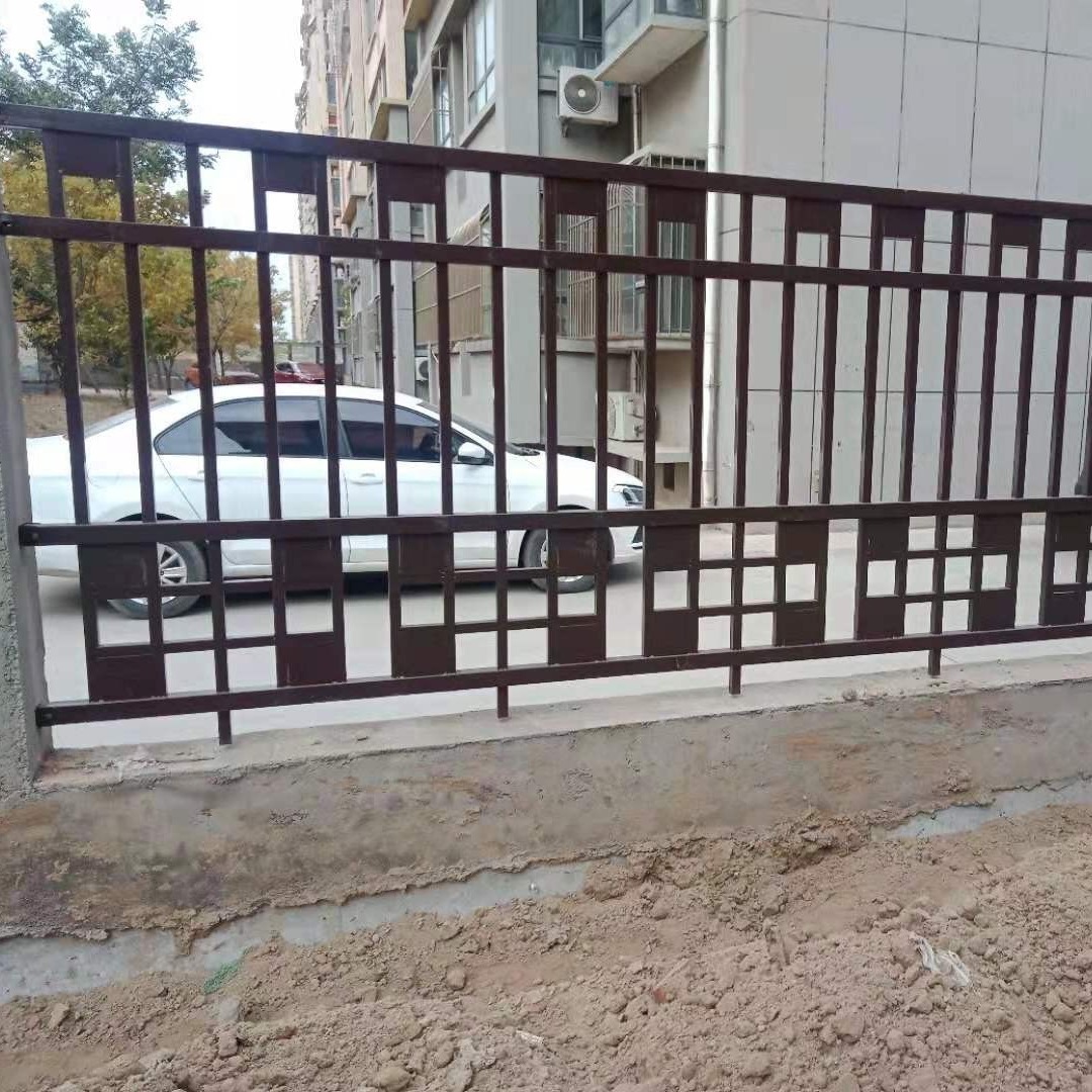 广东广州锌钢别墅围墙护栏锌钢铁艺小区护栏金属围墙护栏