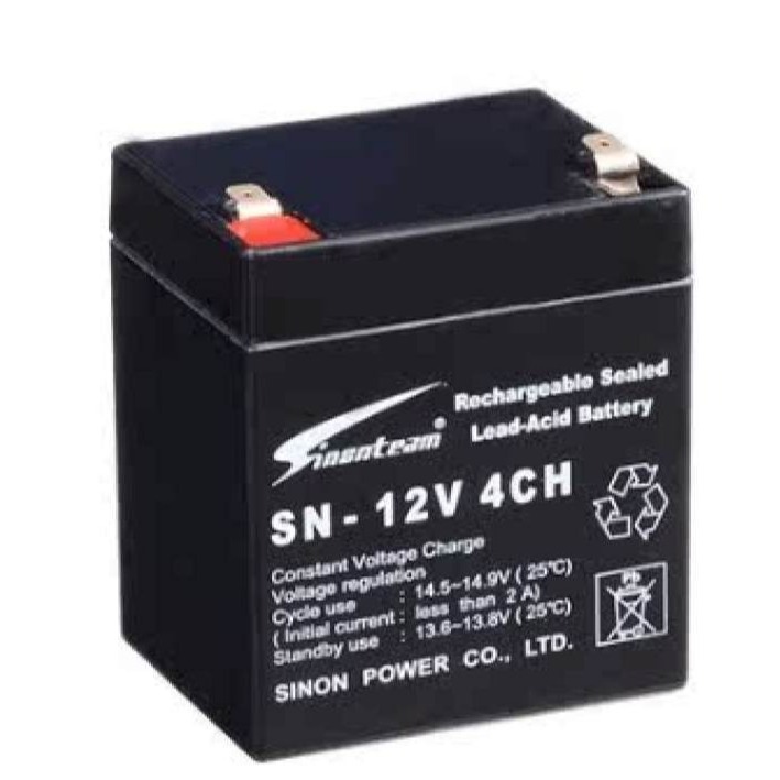 赛能蓄电池SN12-4CH 12V4AH电梯消防报警器UPS电源卷闸门童车电瓶图片