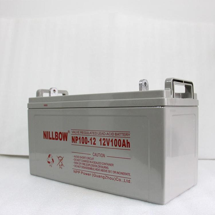 NILLBOW蓄电池12V120AH 铅酸力宝蓄电池NP120-12 阀控式UPS环控安防门禁电源