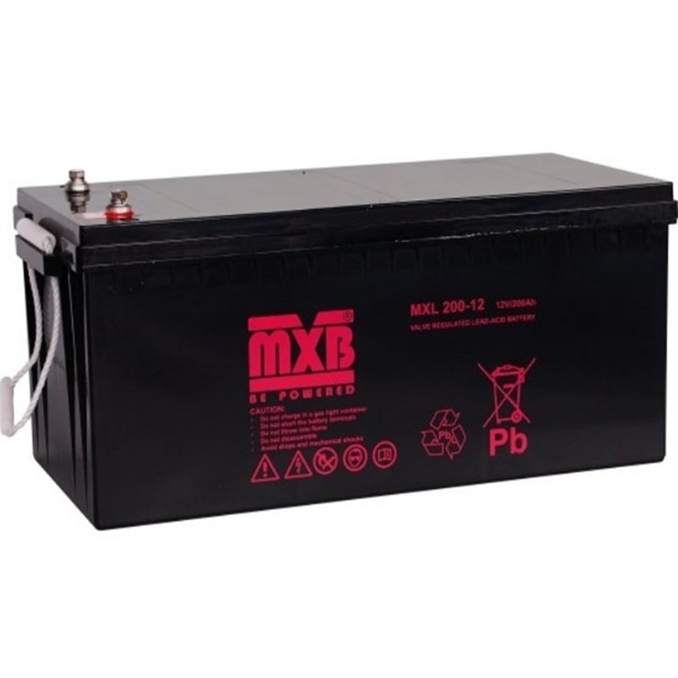 MXB蓄电池MXL200-12 12V200AH机房供电 UPS后备系统