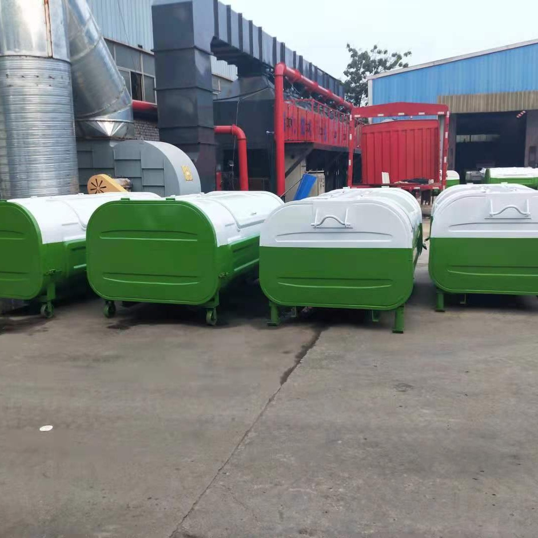 喀什加工厂 定制3立方垃圾箱 2-5立方勾臂箱 净美垃圾桶 农村环卫垃圾箱生产厂家