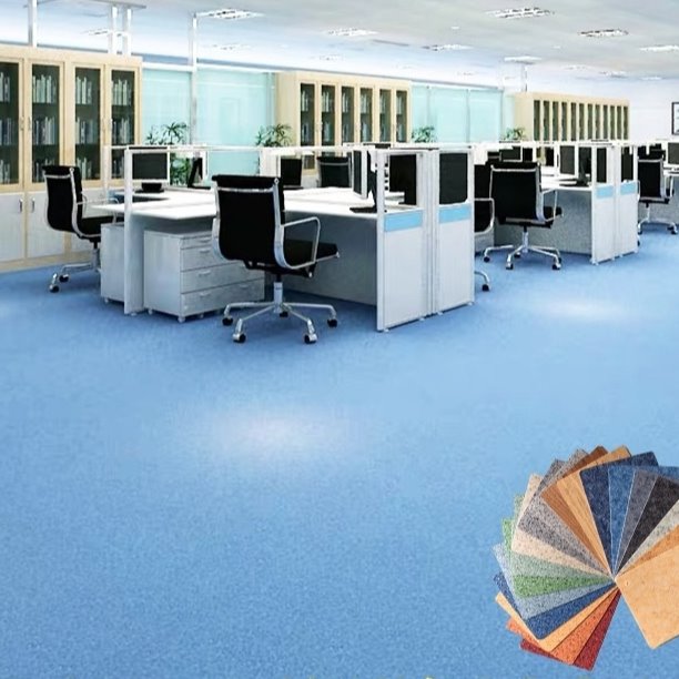 玉龙塑胶地板 PVC塑胶地板价格 PVC塑胶地板施工公司 曼纳奇PVC塑胶地板施工图片
