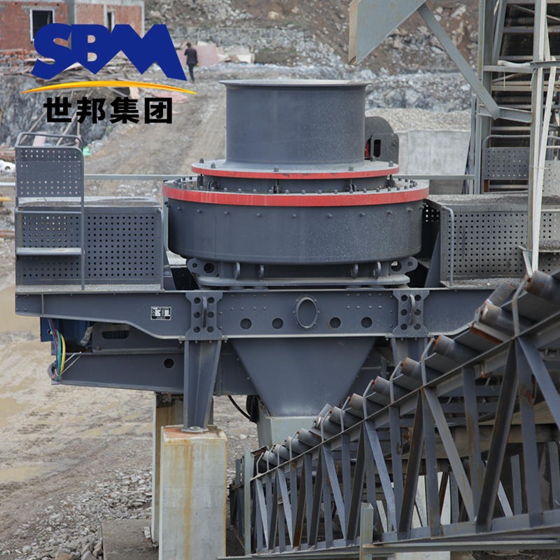 上海世邦大型打砂机设备 第五代打砂机 日产一千方的打砂机价格图片