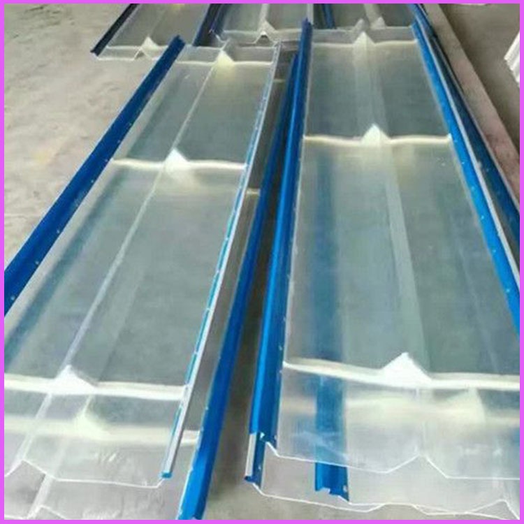 吉林frp增强型玻璃纤维板 树脂纤维采光带 钢边玻璃钢采光带