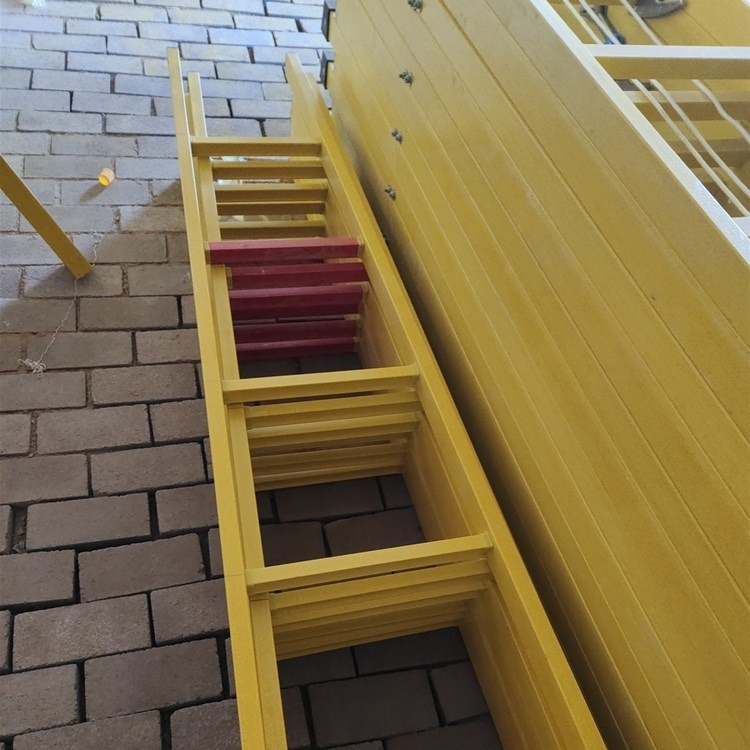 玻璃钢绝缘直梯 电工专用绝缘单梯 全绝缘登高梯 3米6米可定做