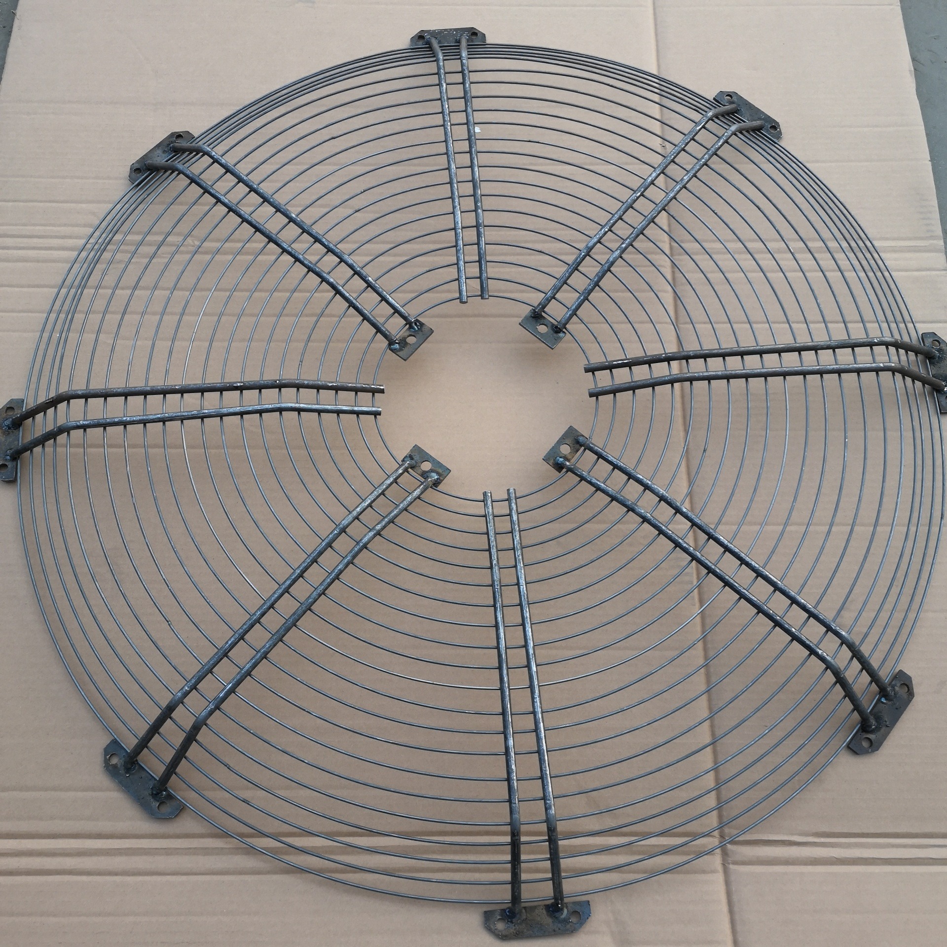 风机网罩厂家 异型风机防护网加工定制 金属散热网罩  兴博风机网罩
