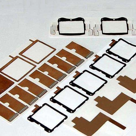 黑色铜箔胶带 手机主板电路板散热膜 电子产品导热纳米铜箔散热片 JS定制生产图片