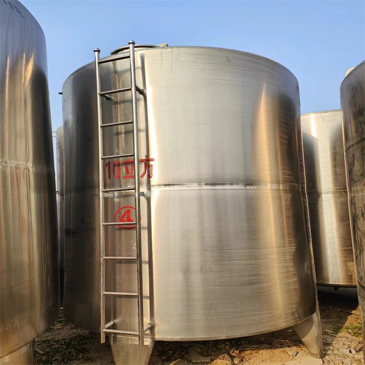 全新不锈钢储存罐 工业10吨立式常压防腐暂存设备 结构坚固 盛源