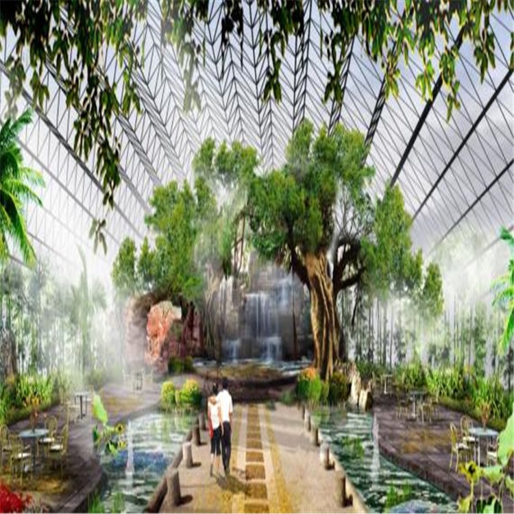 中国温室制造 圆型生态大棚制造公司 旭航温室