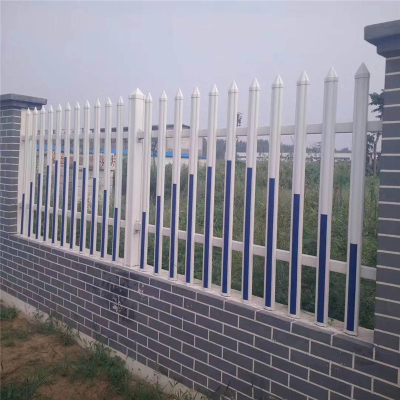 别墅围墙塑钢隔离栏 居民区变压器围栏 PVC塑钢庭院围墙护栏峰尚安图片