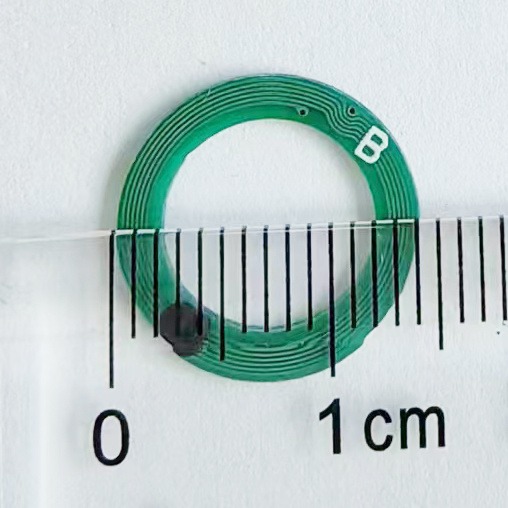 RFID 耐高温防水柔性抗金属PCB材料13.56MHZ高频HF电子标签定制个性化尺寸NTAG213标签圆14mm