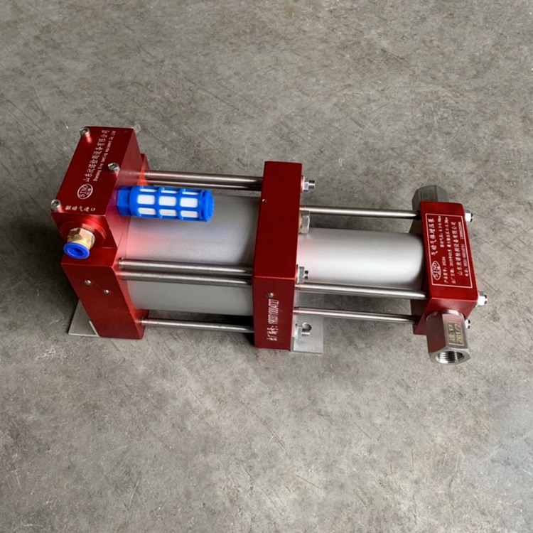 山东欣诺厂家热销小型氧气增压泵  气动气体增压泵 工业用微型氧气增压机图片