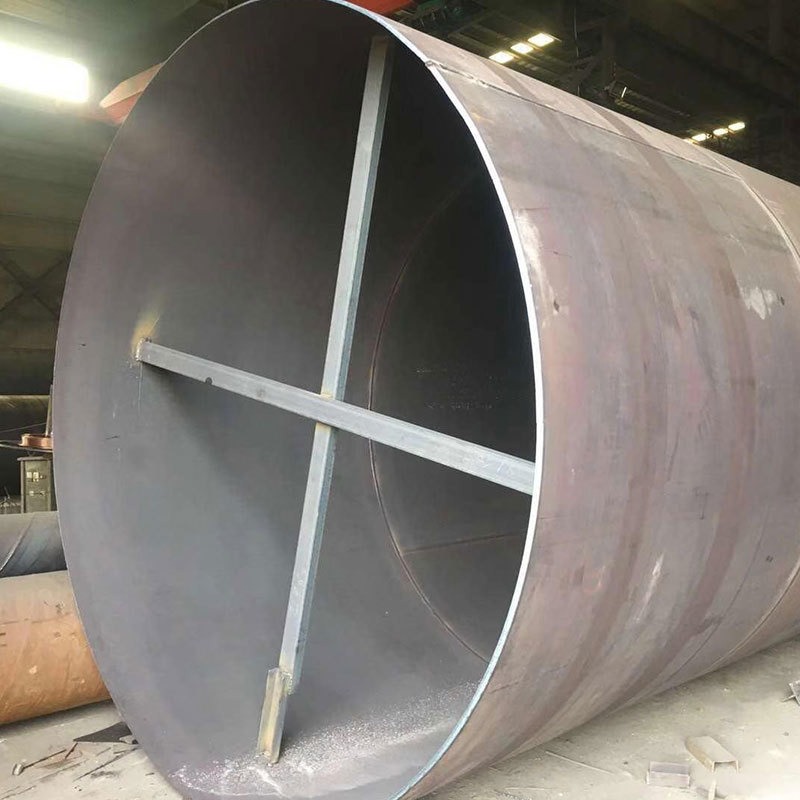 钢板卷管 佛山厂家Q255B厚壁卷管 大口径厚壁钢板卷管 热风炉保护壳尺寸加工