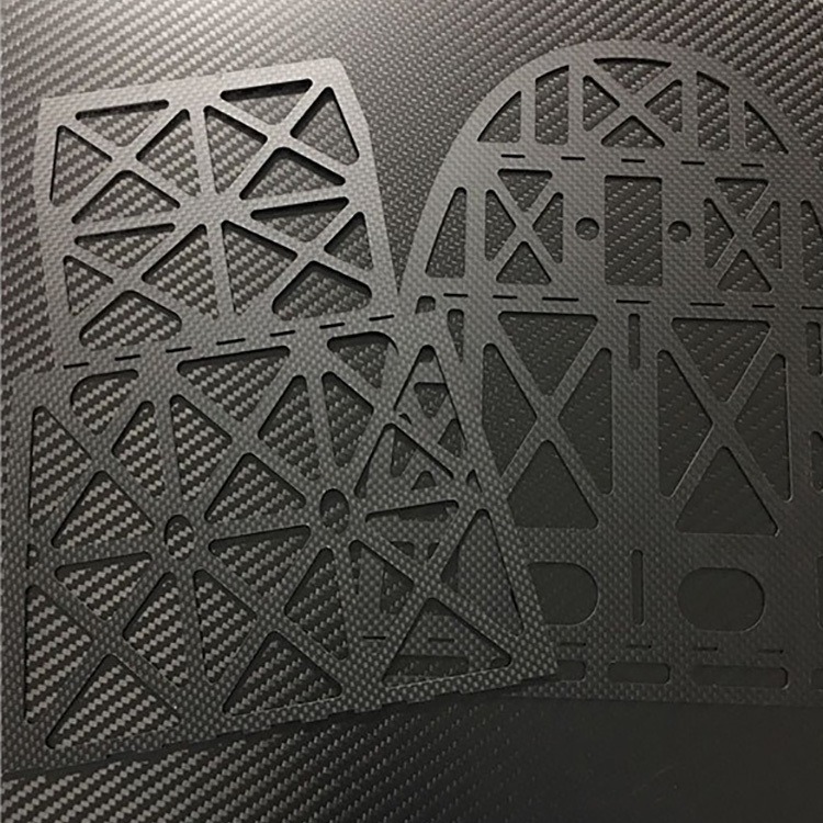 碳纤维板CNC加工 3K碳板材雕刻 环宇碳纤维板材定制
