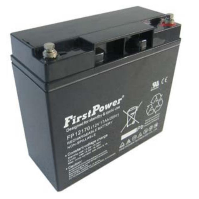 FirstPower一电FP12170蓄电池12V17AH无机房电梯机房EPS应急电源