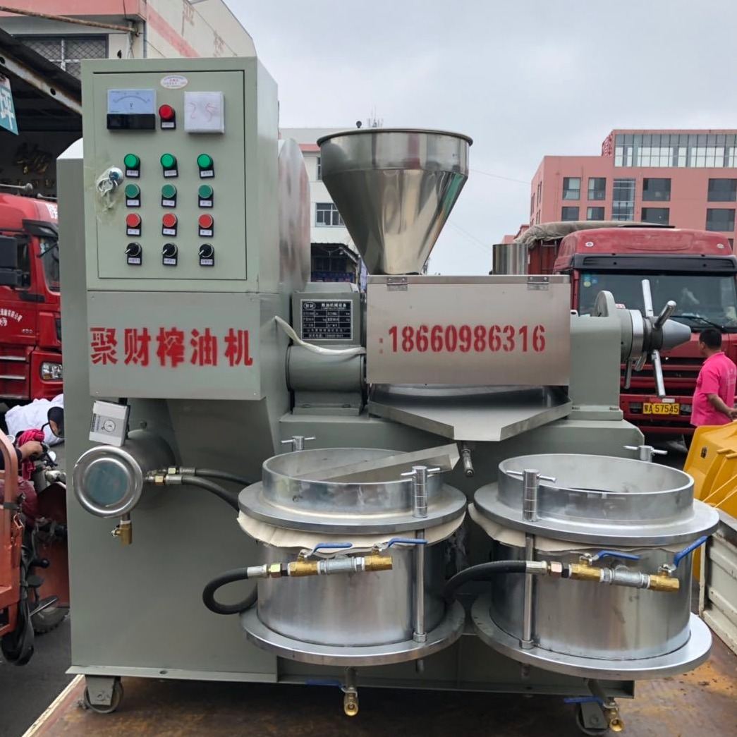 鱼峰菜籽液压榨油机价格  海城茶籽液压榨油机生产厂家 新型榨油机出油率高