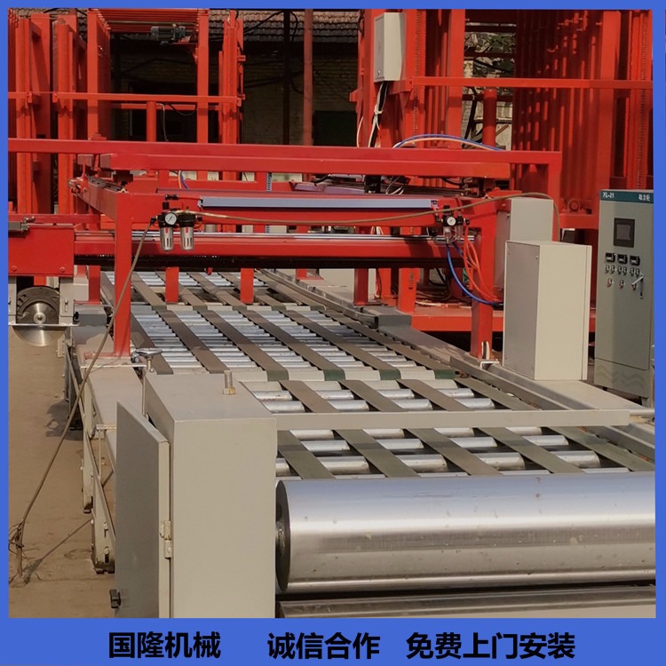 防火装饰板生产线 玻镁防火板制造厂家 增强水泥纤维板生产设备 国隆机械