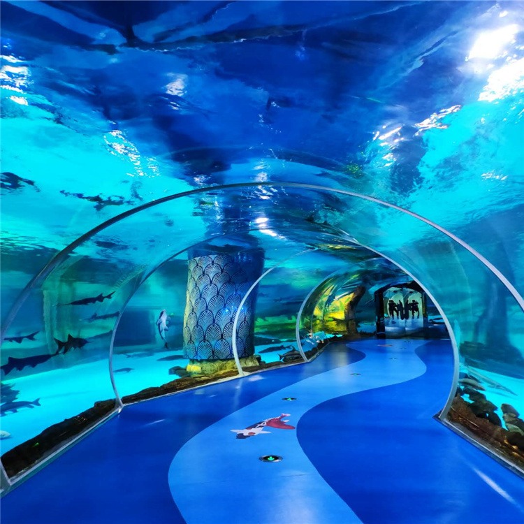 lanhu海洋馆工程建造 大型水族鱼缸设计施工 海洋馆内景观建造