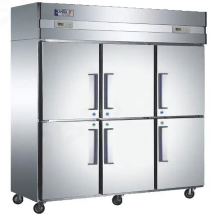 格林斯达冰箱Q1.6W6 格林斯达六门双温冰箱 星星六门商用厨房冷柜 六门不锈钢冷冻冷藏柜 W系列直冷冷柜