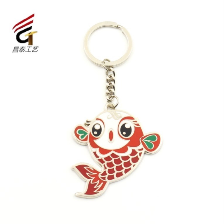 鲤鱼钥匙扣定制，广州钥匙圈，找钥匙扣厂家 昌泰工艺图片