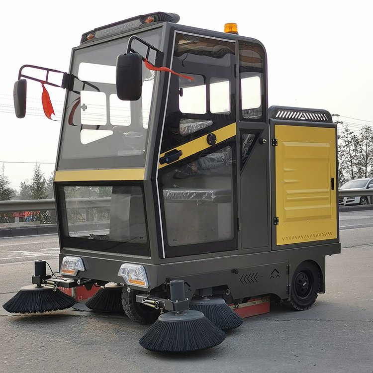 工业扫地机 小型环卫道路清扫车 宏园 学校小区公园电动扫路车