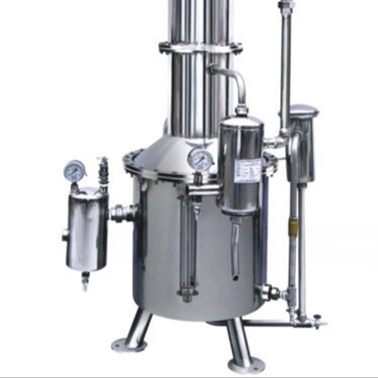 不锈钢塔式蒸汽重蒸馏水器型号:JSQ201-TZ100库号：M150965