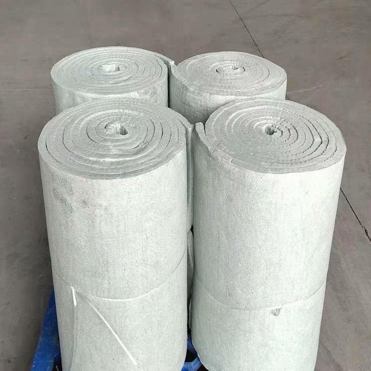 隔热硅酸铝棉毡 大城硅酸铝厂家步步昇定做铝箔贴面硅酸铝针刺谈