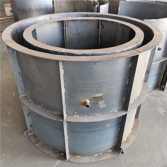 巨盛 圆形污水井钢模具 污水检查井模具 检查井模具的使用效果