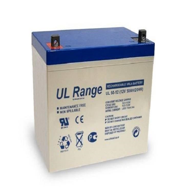 Ultracell蓄电池UL50-12 12V50AH/20HR原装进口 电力持久