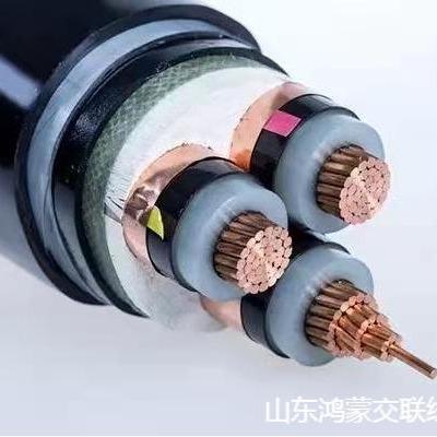 鸿蒙交联线缆YJLV22 三芯高压电缆 10KV铝芯高压电缆,3*70平方 高压电缆厂家