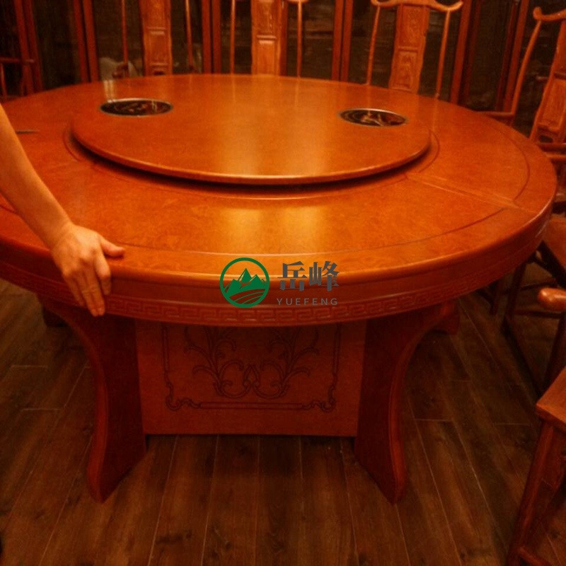 岚慧西餐桌价格	纯实木自动餐桌座椅	太原食堂桌椅销售54821图片