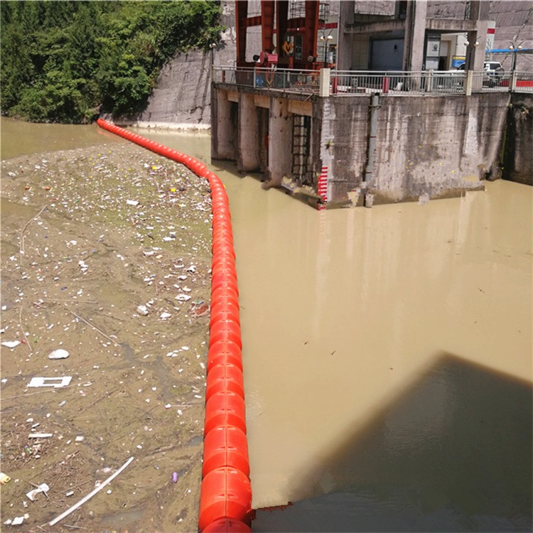 水上隔污带浮漂水上工程围栏塑料拦截浮筒