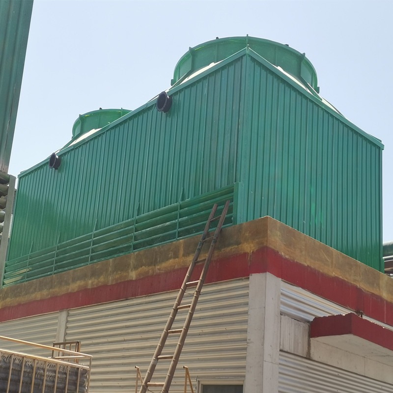 冷却塔 低温降 方形逆流式玻璃钢冷却塔 300吨凉水塔