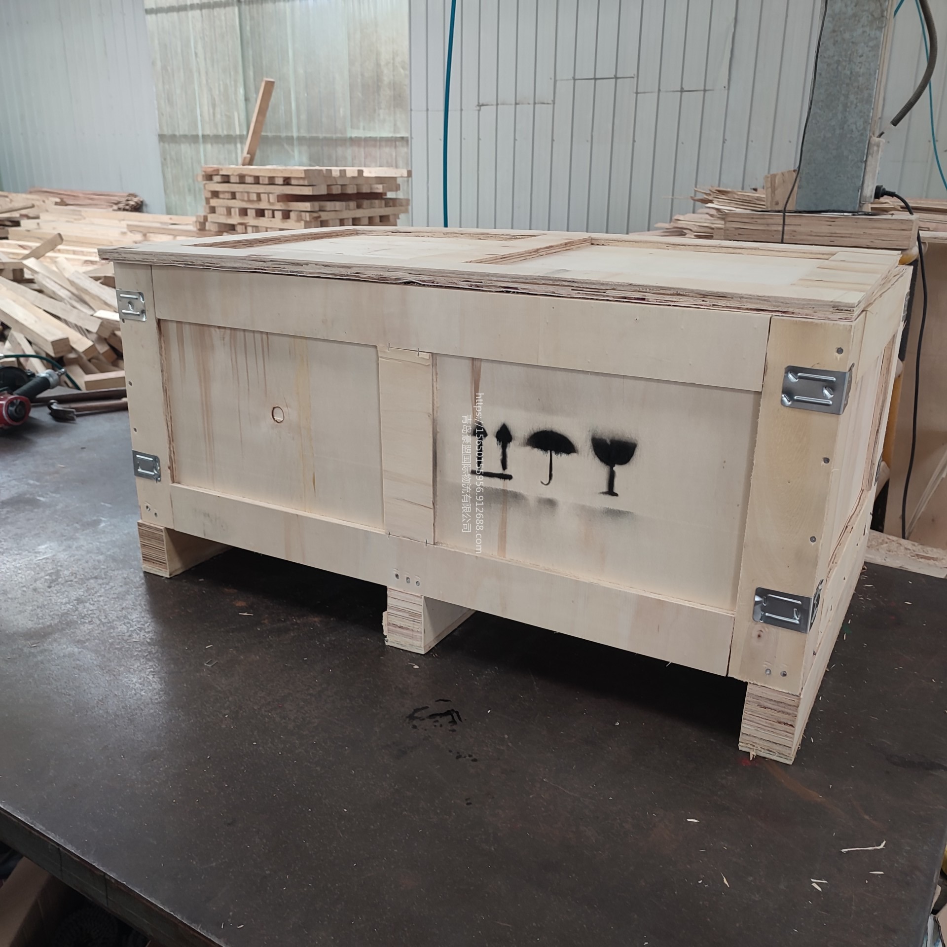 潍坊昌乐出口木箱 大中型机械产品用堆放货物器材
