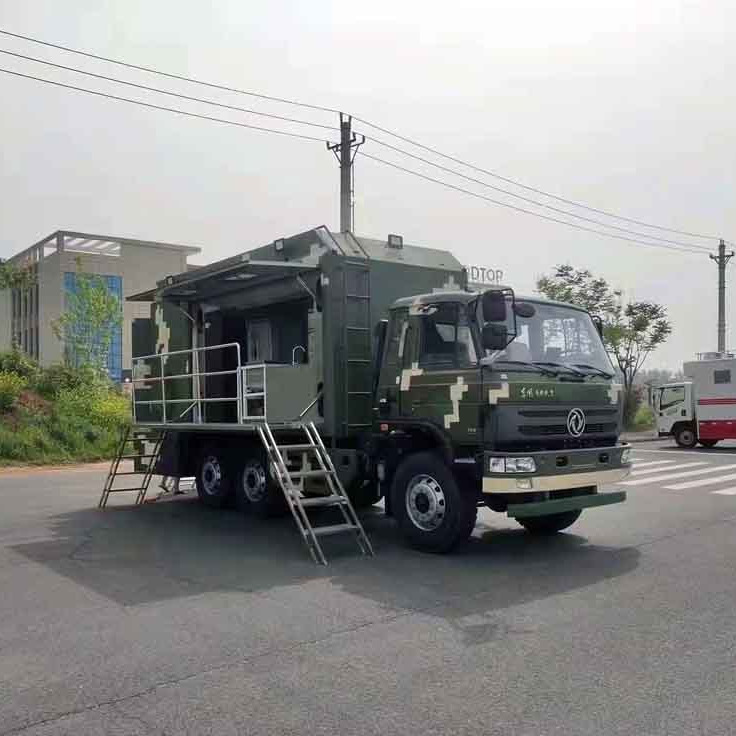 东风六驱高原型炊事车，300人后勤保障餐饮车
