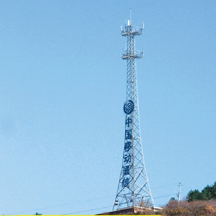 铁塔通讯塔 避雷塔  微波通讯塔 可定制泰翔 通信塔工厂图片