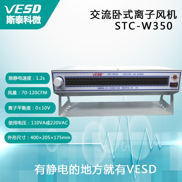 斯泰科微四川台式交流离子风机STC-W350工业用清洁除尘