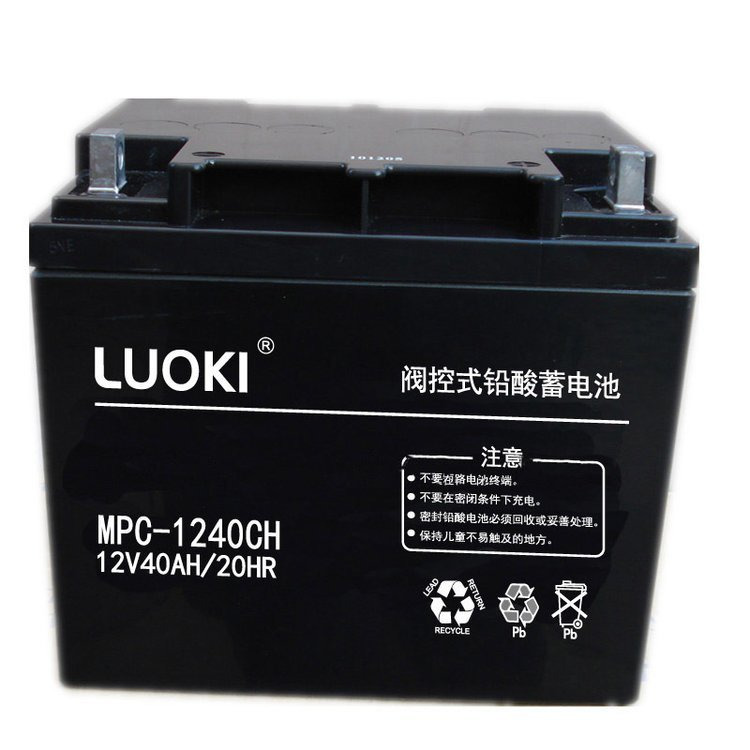 免维护LUOKI洛奇蓄电池MPC-1217 12V17AH 铅酸阀控式高低压配电设备