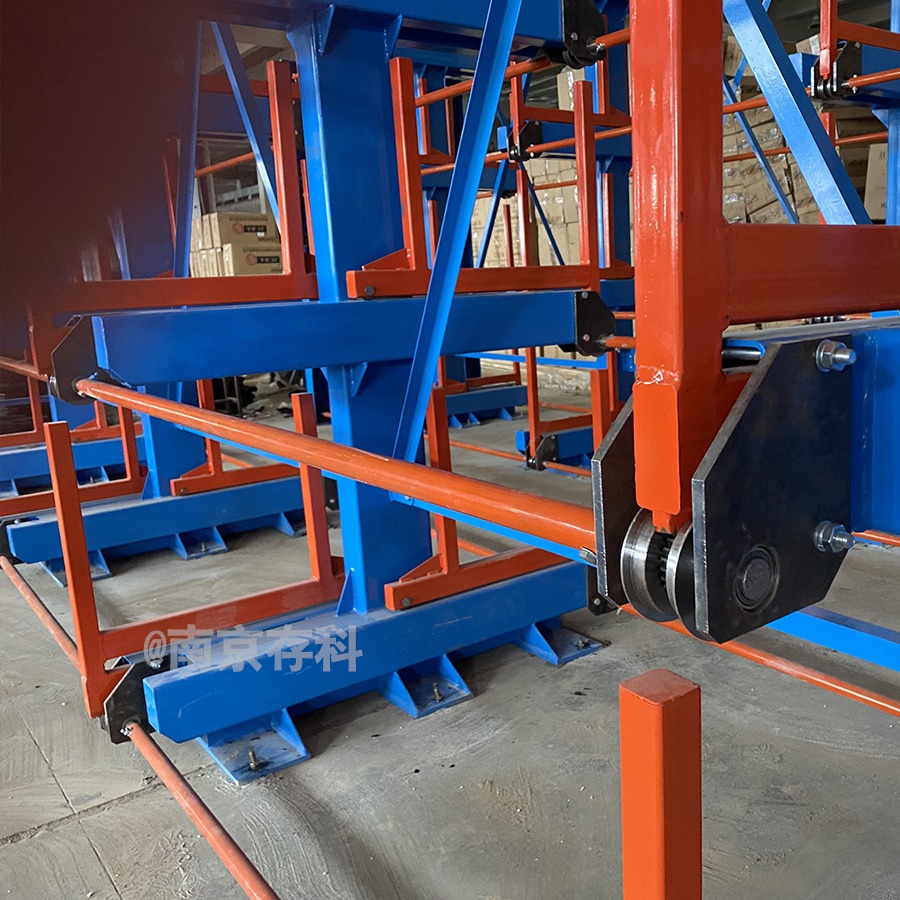 棒材库的货架类型 伸缩式悬臂货架表 智能机械仓储设备