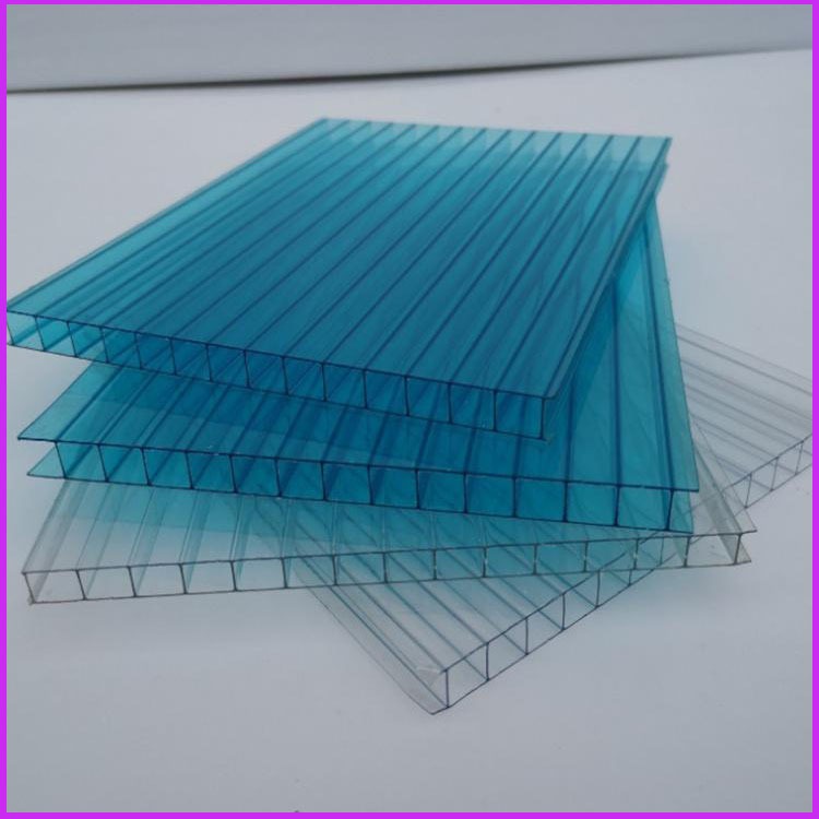 博野县卡布隆PC阳光板 抗冲击性双层阳光板 10毫米空心阳光板生产厂家