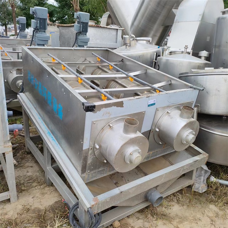 二手叠螺式污泥脱水机 工业污水处理设备 螺旋挤压式叠螺机 建功回收