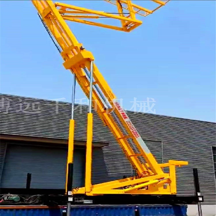 安徽宣城 高空压瓦机 18.5米高空举升机 新型高空压瓦机a不超重 型钢制作 博远厂家供应