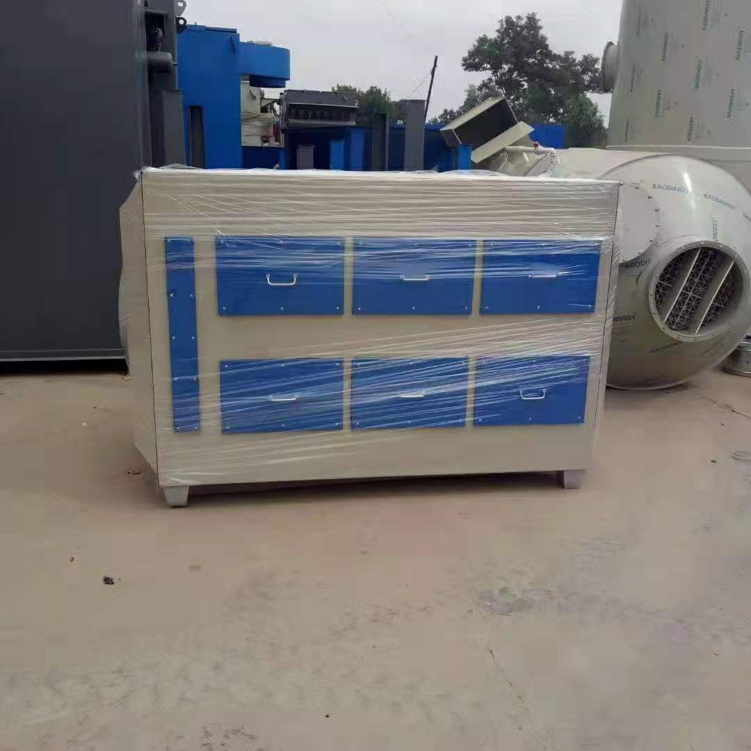 活性炭吸附箱 2万风量工业烤漆房废气治理环保箱 益松环保图片