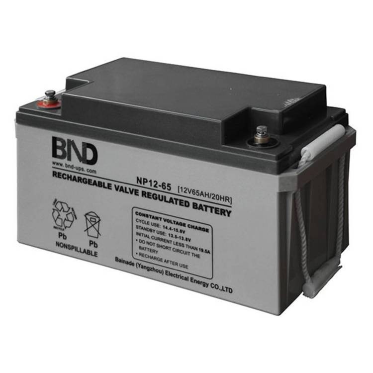 百纳德BND蓄电池NP12-65 12V65AH直流屏 UPS/EPS电源配套
