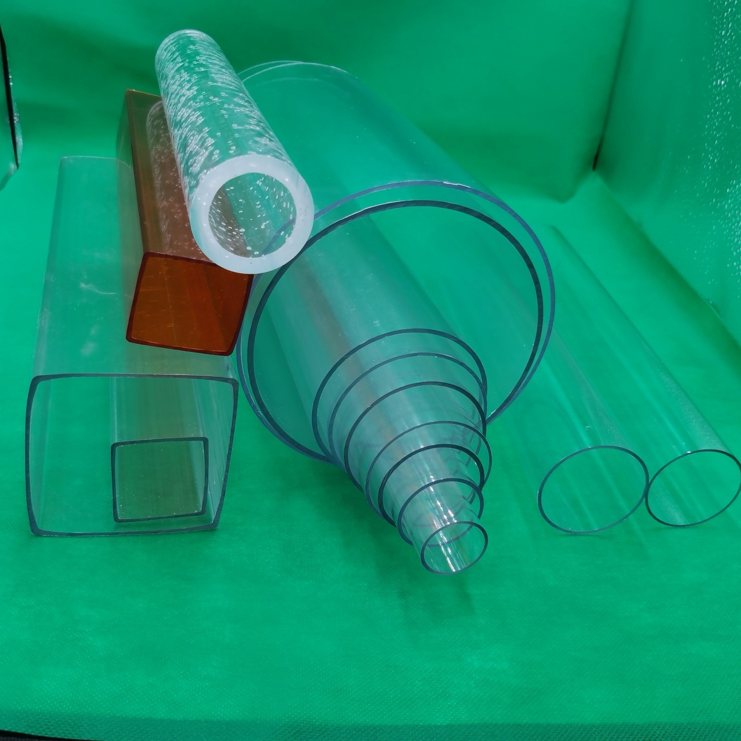 佛山市仁塑塑料科技有限公司 PC圆管灯罩  亚克力螺纹管 外径30 壁厚2 长度1000图片