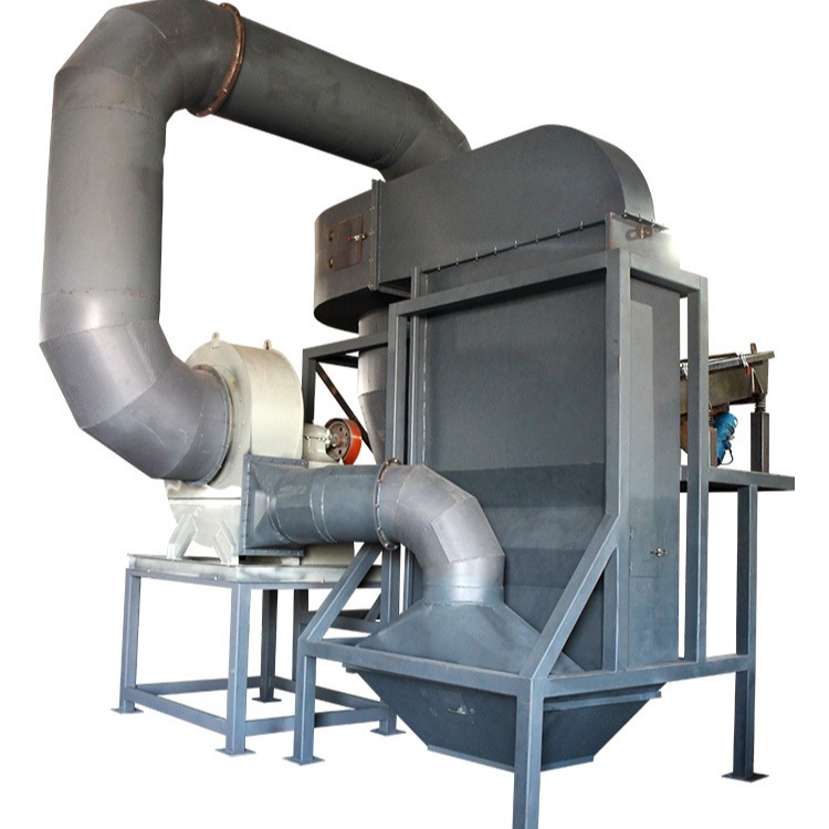 厂家直销北泽杨立式空分机KF30 玻璃渣电厂炉渣除杂 金属废料筛选 轻重物料分离旋风除尘器 变频控制 风速可调·按需定制