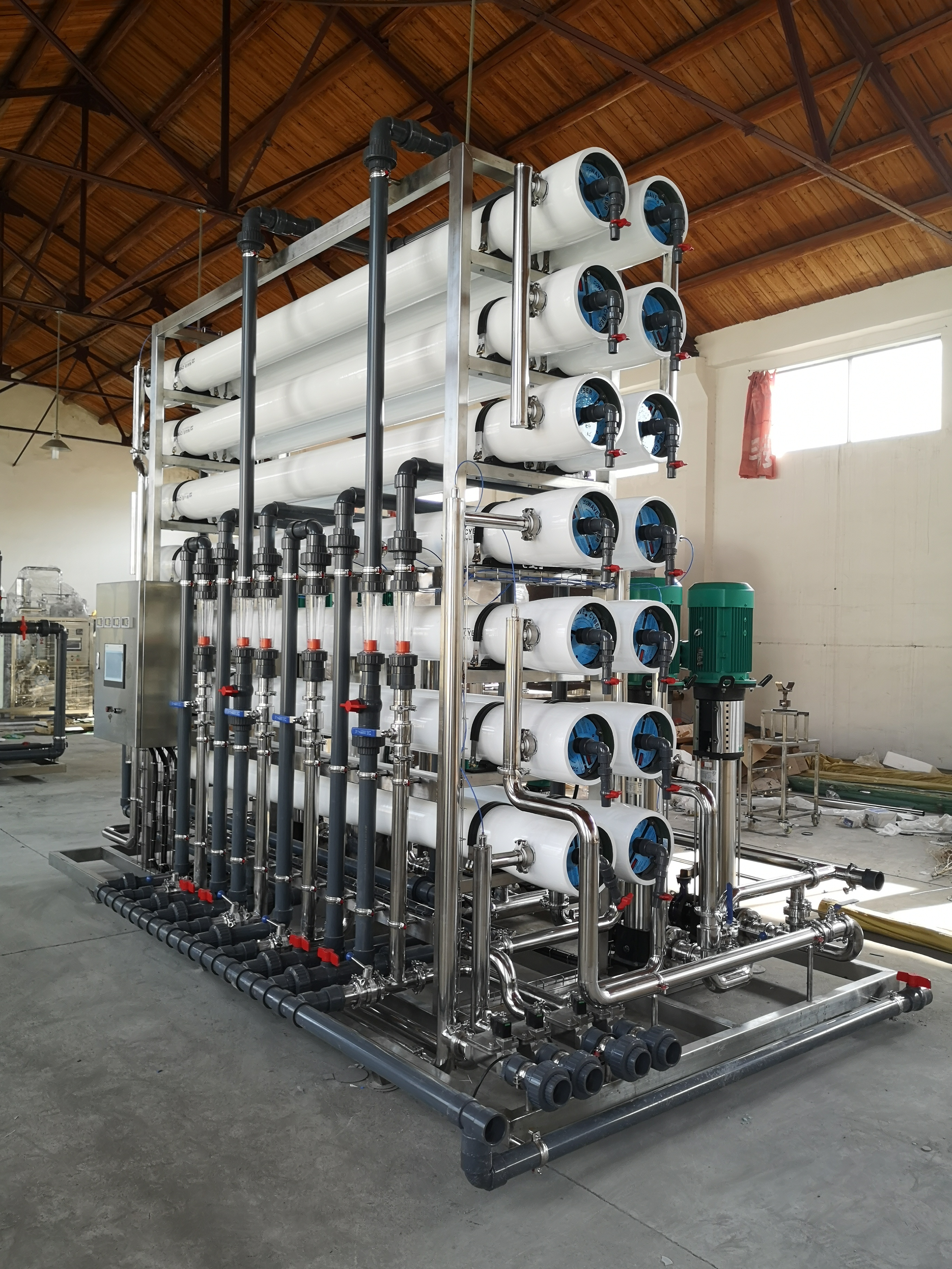 南京厂家直销二级反渗透制水装置一级反渗透双级反渗透水处理装置图片