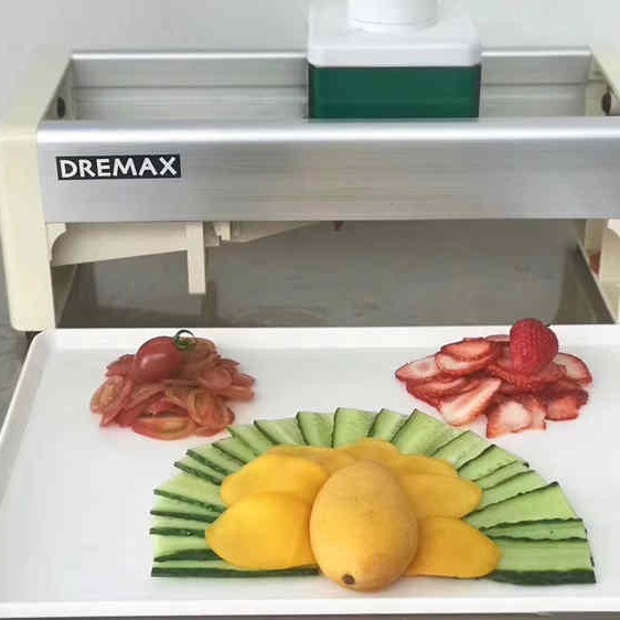 DREMAX商用切菜机 S19D手动切丝切片机 饮品店柠檬切片机