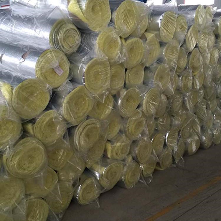 广西省玻璃棉卷毡价格 厂房保温使用岩棉卷  1.2米*20米神州